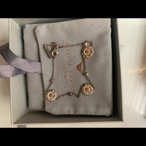 Olivia Burton Silver & Rose Gold Daisy Bracelet